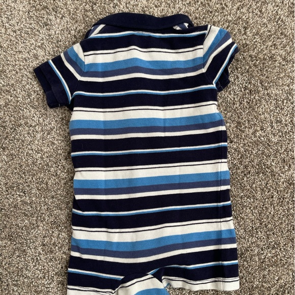 Polo Striped Shorts Onesie - Picture 2 of 3